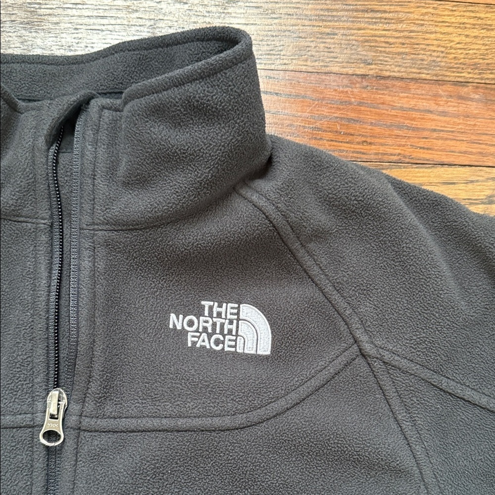 The North Face WindWall Fleece Jacket Women’s Size M Dark Gray - Picture 3 of 10